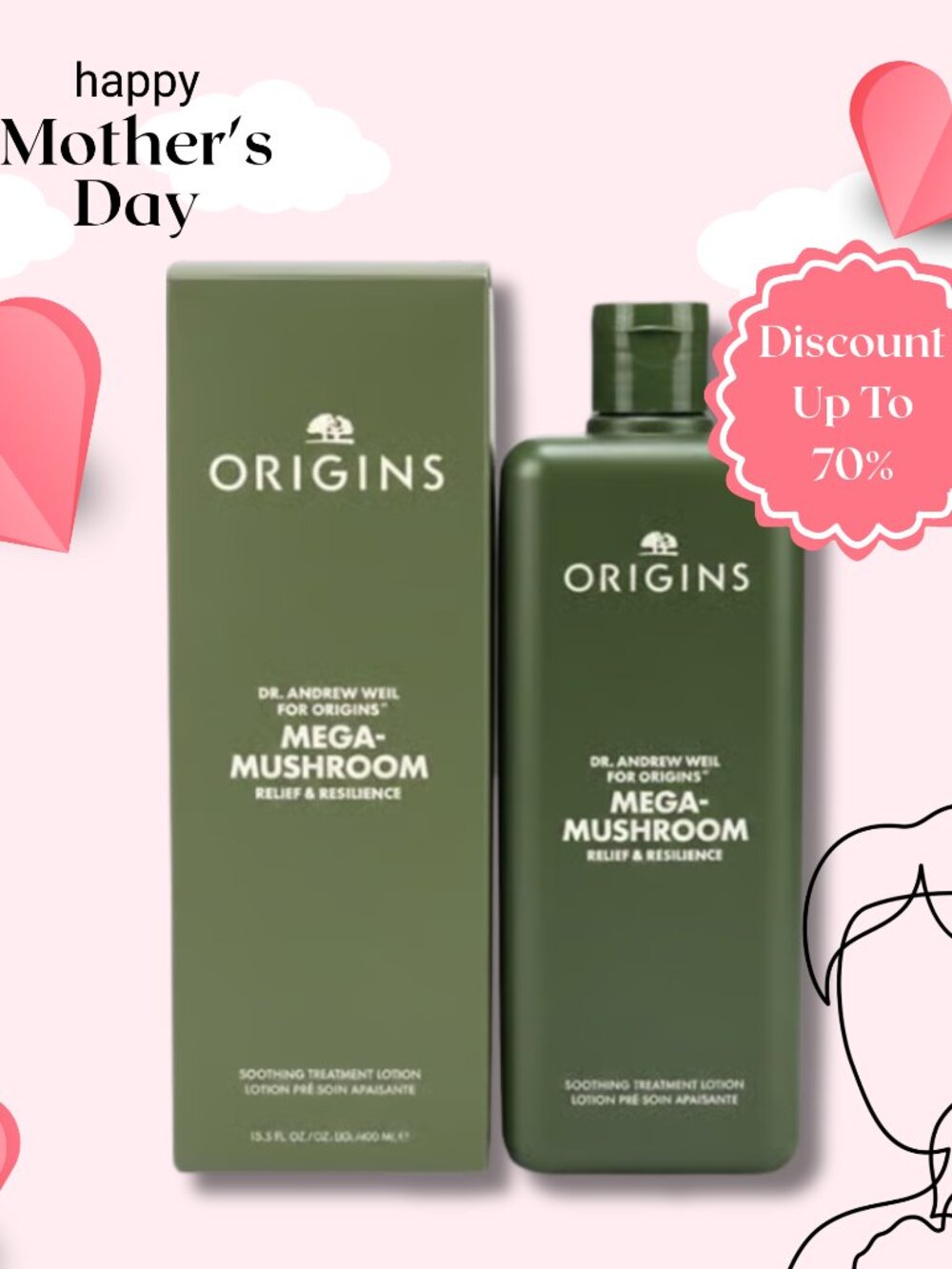 Dr. Andrew Weil For Origins Mega-Mushroom Relief & Resilience Soothing 13.5-oz